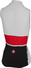 Fietsshirt Castelli Men Protagonista White Red Black