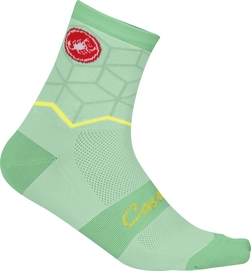 Fietssok Castelli Women Vertice Pastel Mint