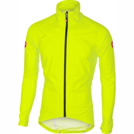 Veste de Cyclisme Castelli Men Emergency Rain Jckt Yellow Fluo