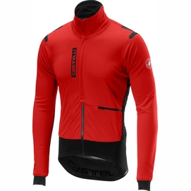 Fietsjack Castelli Men Alpha Ros Jacket Red Black