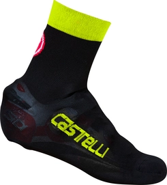 Overschoen Castelli Men Belgian Bootie 5 Black Yellow Fluo