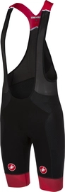 Fietsbroek Castelli Men Free Aero Race Bibshort Black Red