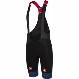 Fietsbroek Castelli Men Free Aero Race Bibshort Black Dark Infinity Blue