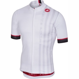 Fietsshirt Castelli Men Podio Doppio FZ White