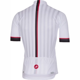 Fietsshirt Castelli Men Podio Doppio FZ White