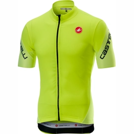 Fietsshirt Castelli Men Entrata 3 FZ Yellow Fluo