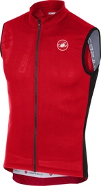 Fietsshirt Castelli Men Entrata 3 FZ Sleeveless Red