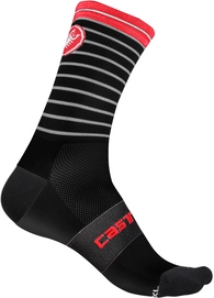 Fietssok Castelli Men Podio Doppio 13 Black Red