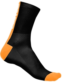 Fietssok Castelli Men Distanza 9 Black Orange