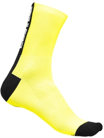 Fietssok Castelli Men Distanza 9 Yellow Fluo Black