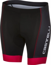 Fietsbroek Castelli Kids Future Racer Short Black/Red