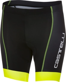 Fietsbroek Castelli Kids Future Racer Short Black/Yellow Fluo