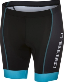 Fietsbroek Castelli Kids Future Racer Short Black/Sky Blue