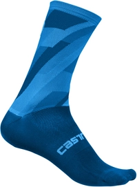 Fietssok Castelli Men Geo 15 Dark Infinity Blue