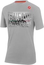 T-Shirt Castelli Men Stelvio Melange Light Gray