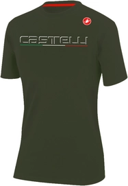 T-Shirt Castelli Men Classic Forest Gray