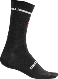 Fietssok Castelli Men Wool Transition 12 Sock Dark Gray