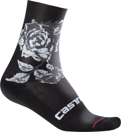 Fietssok Castelli Women Scambio 13 Sock Black White