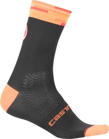 Fietssok Castelli Men A Bloc 13 Black Orange