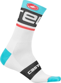 Fietssok Castelli Men Free Kit 13 White Sky Blue