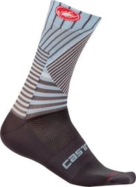 Fietssok Castelli Men Pro Mesh 15 Dark Gray Dusk Blue