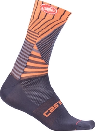 Fietssok Castelli Men Pro Mesh 15 Dark St Blue Orange