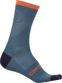 Fietssok Castelli Men Ruota 13 Light St Blue Orange