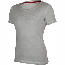T-Shirt Castelli Women Bassorilievo Tee Gray