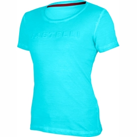 T-Shirt Castelli Women Bassorilievo Tee Turquoise