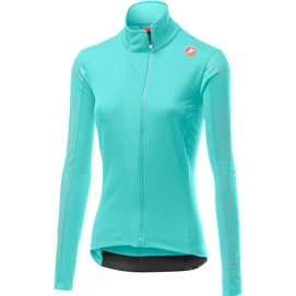 Fietsjack Castelli Women Transition Jacket Glacier Lake Brillant Pink