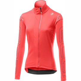 Veste de Cyclisme Castelli Women Transition Jacket Brillant Pink Dark Steel Blue