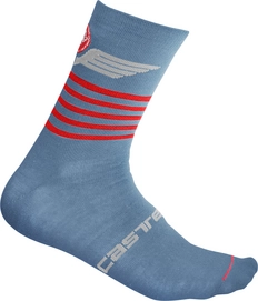 Fietssok Castelli Men Lancio 15 Sock Light Steel Blue