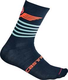 Fietssok Castelli Men Lancio 15 Sock Dress Blue