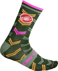 Fietssok Castelli Men Transition 18 Sock Climbing Ivy