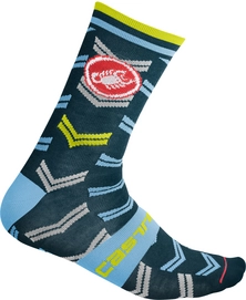 Fietssok Castelli Men Transition 18 Sock Midnight Navy