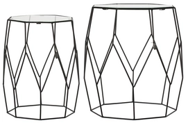 Bijzettafel Riverdale Amaro Zwart 51 cm (set van 2) 2012