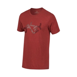 T-Shirt Oakley Tri-Oakley Tone Iron Red Lt Heather Herren