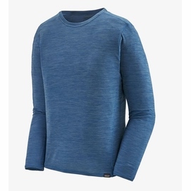 T Shirt Patagonia Hommes LS Cap Cool Lightweight Shirt Superior Blue Light Superior Blue X Dye