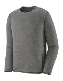 T-shirt Patagonia Hommes LS Cap Cool Lightweight Shirt Forge Grey Feather Grey X Dye