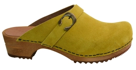 Sabots Sanita Women Wood Hedi Open Yellow