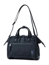 Schultertasche Anello Expand3 Kuchigane Schwarz