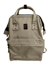 Sac à Dos Anello Zip Kuchigane Beige