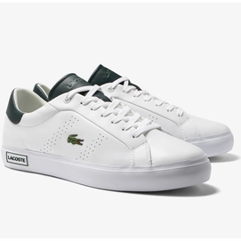 Sneaker Lacoste Powercourt 2.0 Men Weiß Dunkelgrün-Schuhgröße 44