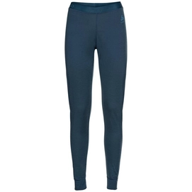 Sous-Vêtement Odlo Women BL Bottom Long Merino 200 Blue Wing Teal Melange