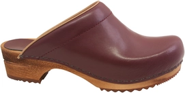 Klomp Sanita Women Wood Lotte Open Bordeaux