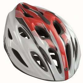 Fietshelm Agu Cropani Wit Rood