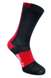Wielrensokken AGU Linea Winter Zwart Rood