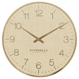 Wandklok Riverdale Ritz Goud 40,5 cm