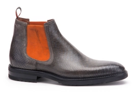 Anzugschuh Greve Barbera Chelsea Grigio Pitone