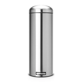 Brabantia Pedaalemmer Retro Silent Zilver RVS 20L